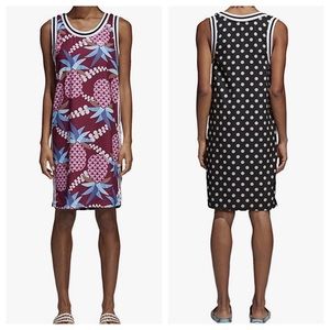 Adidas originals pineapple sleeveless dress athletic athleisure streetwear XS